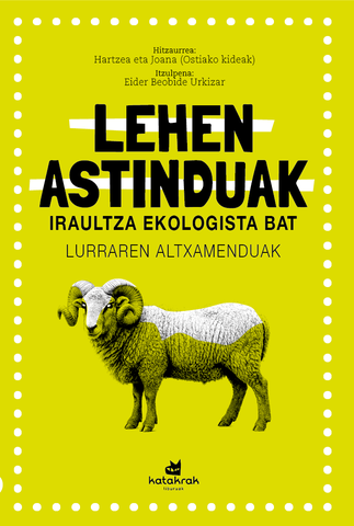 Présentation du livre "Lehen astinduak"