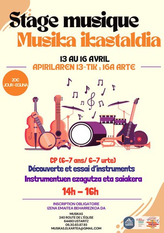 Stage musique (6-7 ans)