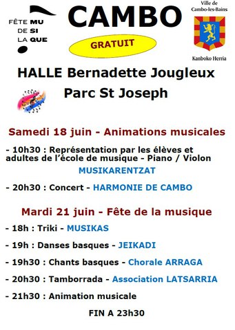Fête de la Musique à Cambo