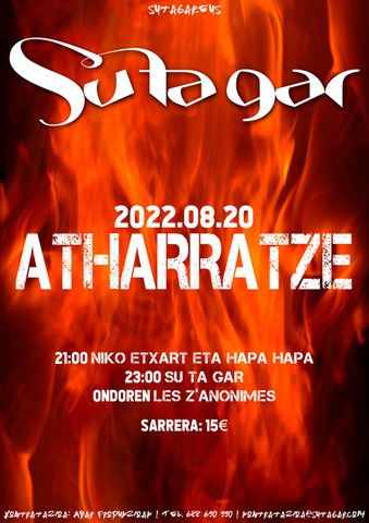 Niko Etxart & Hapa-Hapa + Sutagar
