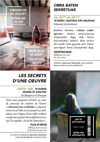 Les secrets d'une oeuvre