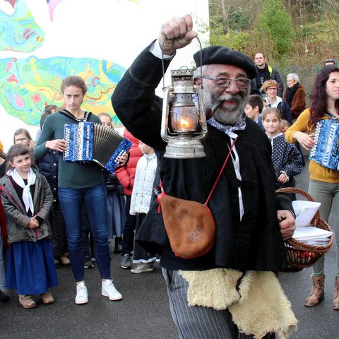Olentzero à Saint-Pierre-d'Irube