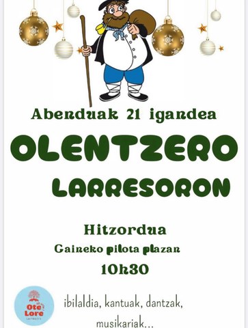 Olentzero à Larressore