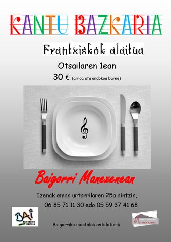 Repas chanté