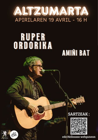 Ruper Ordorika (solo) + Amiñi bat