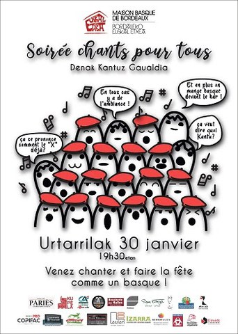 Soirée chants pour tous