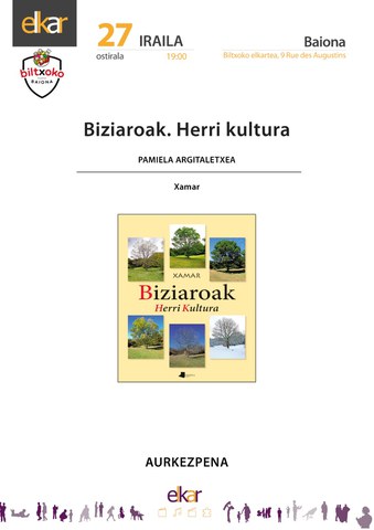 Xamar "Biziaroak. Herri Kultura"