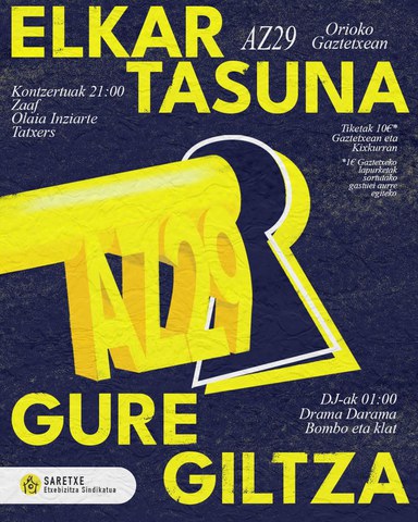 Zaaf + Olaia Inziarte + Tatxers