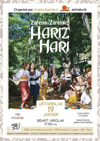 Zarena zarelako "Hariz hari" + Kriolinak