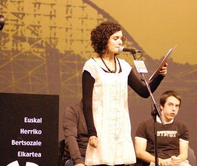 Joana Itzaina, modératrice de joute