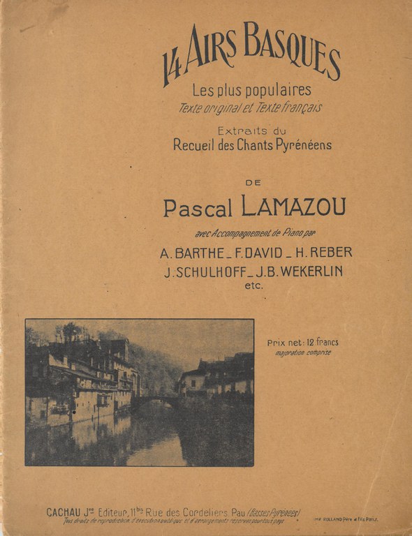 14 airs basques, les plus populaires — Institut culturel basque