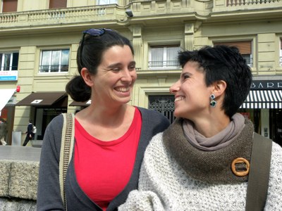 Hannah Frances Welhane et Garazi Lopez de Armentia © Xan Aire - ICB Hannah Frances Welhane et Garazi Lopez de Armentia © Xan Aire - ICB