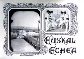 Carte de l'Euskal Echea de Buenos Aires, 1931, coll. part Carte de l'Euskal Echea de Buenos Aires, 1931, coll. part