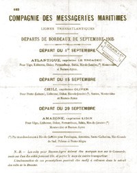 Compagnie des messageries maritimes, fonds Apheça, collection musée de Basse Navarre Compagnie des messageries maritimes, fonds Apheça, collection musée de Basse Navarre