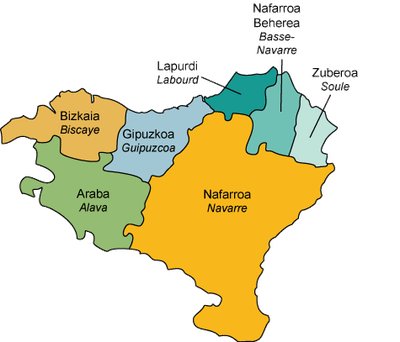 Provinces historiques du Pays Basque Provinces historiques du Pays Basque © ICB