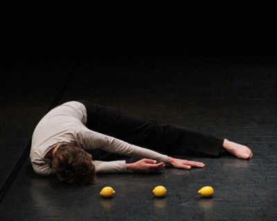 Le spectacle "Hiru zitroin lur hotzean" à Biarritz 