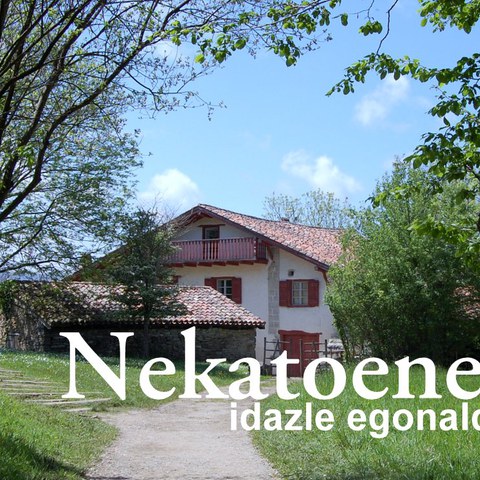 Résidence d'écrivain basque 2015 à Nekatoenea