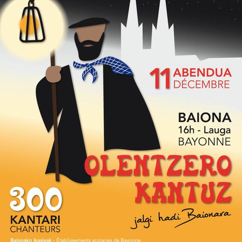 "Olentzero Kantuz !" à Bayonne