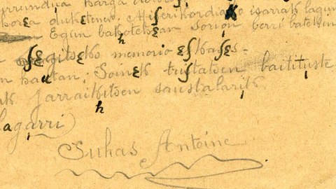 L'ICB a transcrit la lettre du prisonnier de guerre Antoine Suhas, écrite en 1917