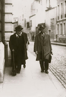 Gustave Charpentier (à gauche) et Ermend Bonnal (à droite) à Paris Charpentier & Bonnal