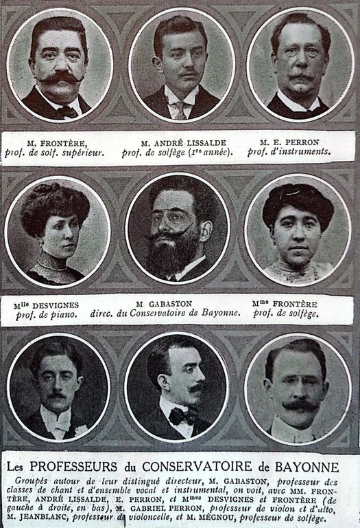 Professeurs du Conservatoire de Bayonne (1911) Professeurs du Conservatoire de Bayonne (1911)
