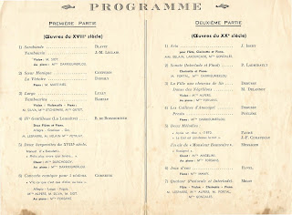 Programme d'un concert d'élèves Programme d'un concert d'élèves