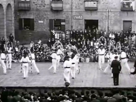 Danse des arceaux et concours d’aurresku à Bergara, 1926