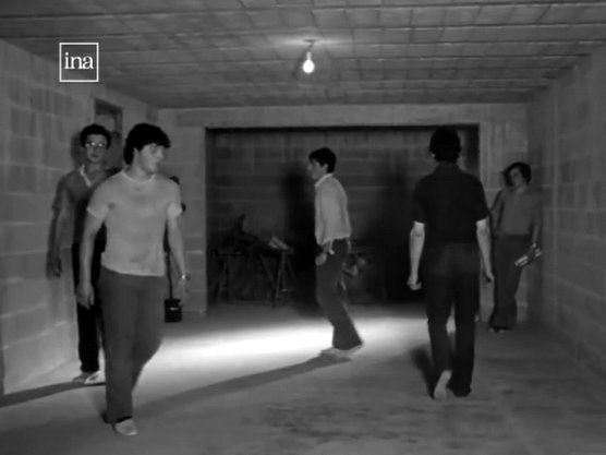 Répétition de danseurs à Pagolle (1982)