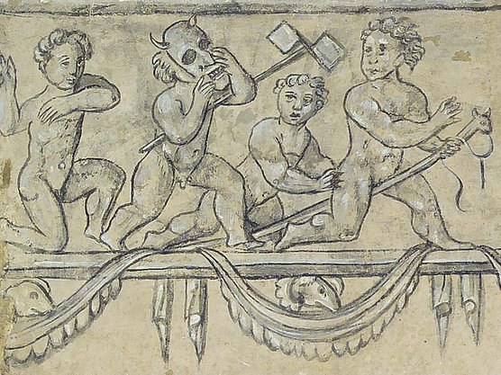 "Frisos de niños danzantes" - XVI. siècle - Oriz (Navarre) 